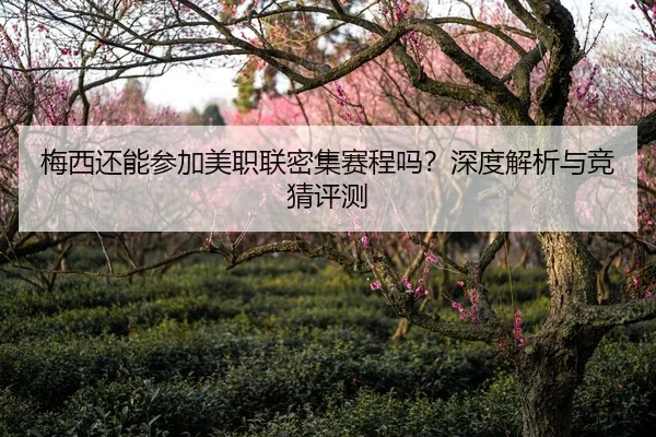 梅西还能参加美职联密集赛程吗？深度解析与竞猜评测